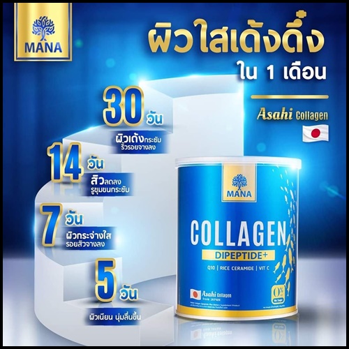 มานา พรีเมียมคอลลาเจน MANA Asahi Premium Collagen