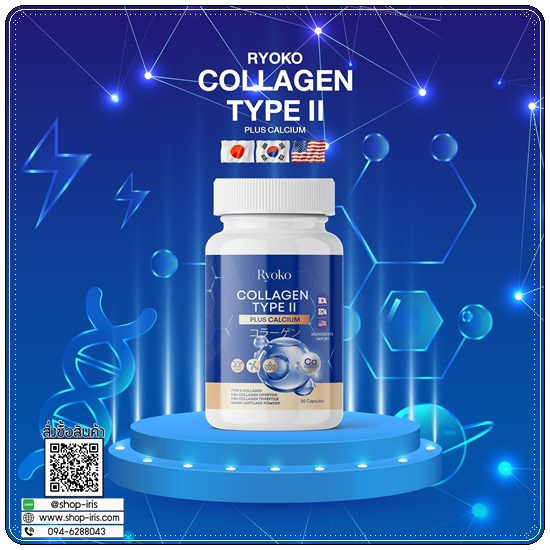 เรียวโก๊ะคอลลาเจน Ryoko Collagen TYPE II (1แถม1)