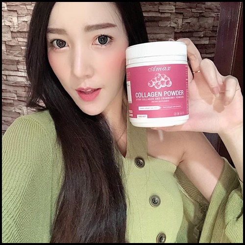 Amax collagen powder เอแม็ก คอลลาเจน พาวเดอร์