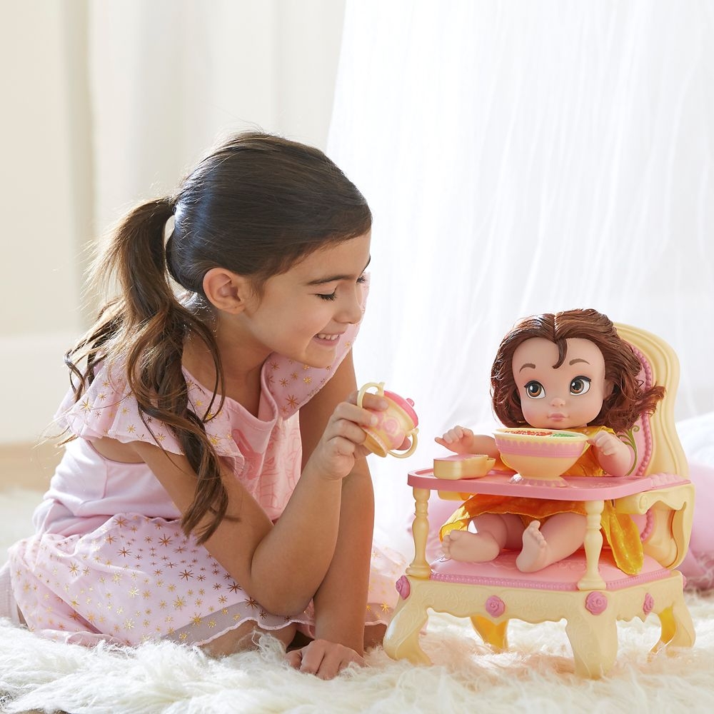 เก้าอี้ตุ๊กตา Disney Animators 'Collection Belle Feeding High Chair - Beauty and the Beast