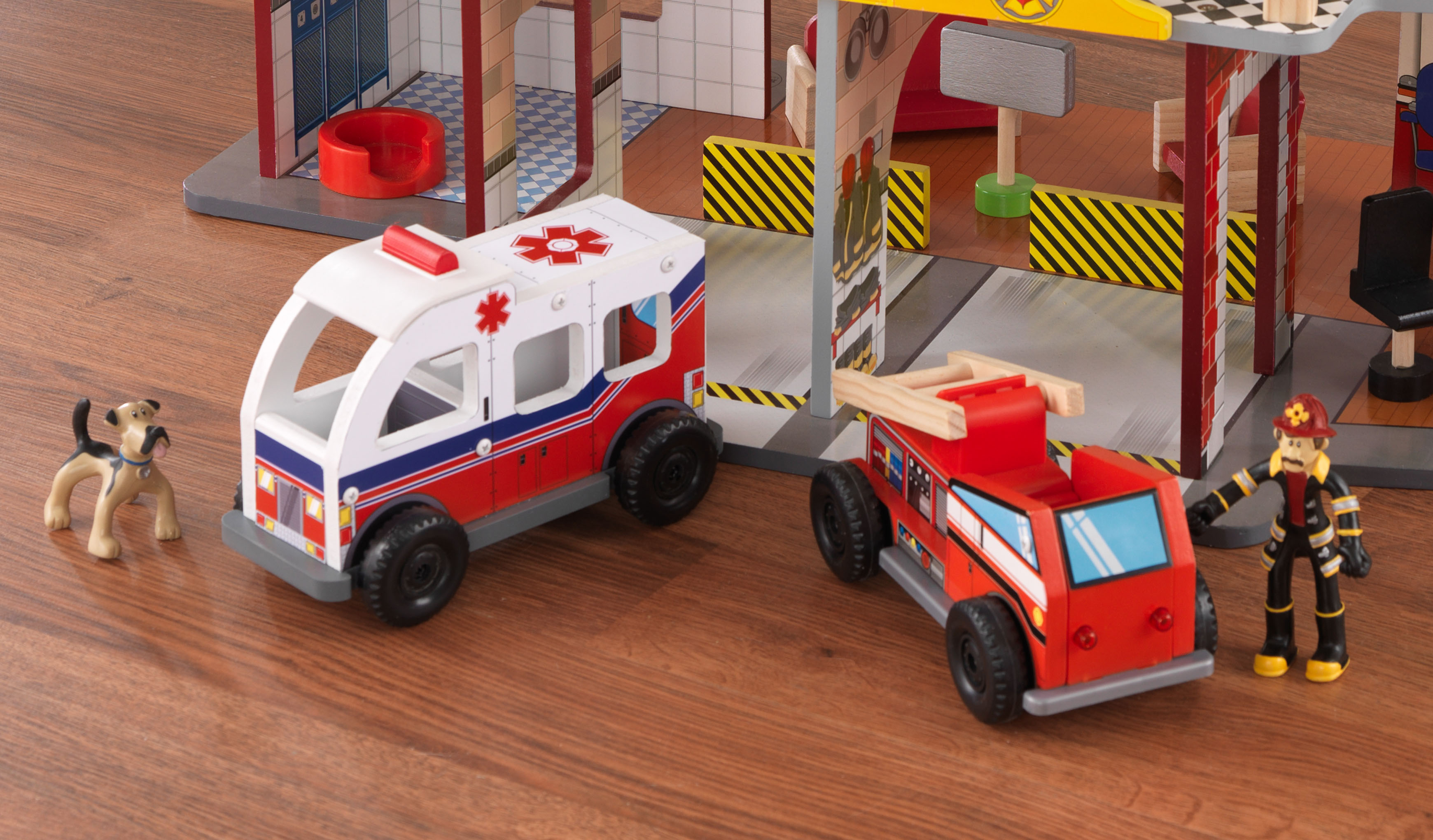 Kidkraft Deluxe Fire Rescue Set สถานี่ดับเพลิง กู้ภัยจำลองเซทใหญ่
