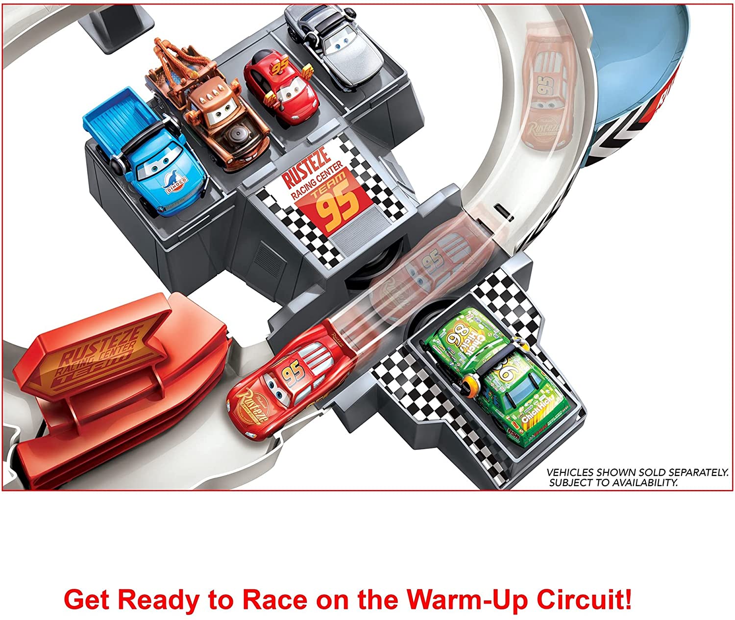 สนามเเข่งรถสุดมันส์ Disney Pixar Cars Rust-Eze Double Circuit Speedway Playset Test Track Set ราคา 3190 บาท