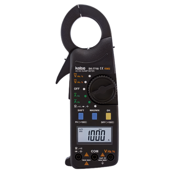 Kaise รุ่น SK-7718 แคลมป์มิเตอร์แบบดิจิตอล,AC/DC Digital Clamp Meter Versatile Clamp Meter,Compactly Designed.