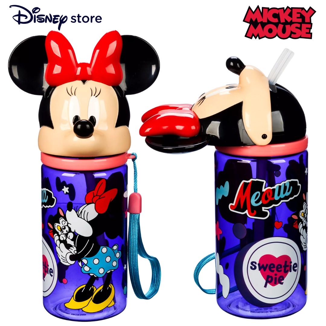 นำเข้า 🇺🇸 ✨🥤 น่ารักเกินต้านขวดน้ำ✨ ✨ ดีไซน์สุดคิ้วท์ พร้อมหลอดในตัว Figural Water Bottle with Built-In Straw🥤 ราคา 690 บาท