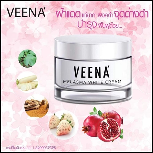 วีน่า เมลาสมา ไวท์ ครีม VEENA Melasma White Cream