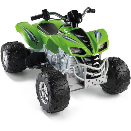 รถแบตเตอรี่เด็ก ATV เอทีวี Power Wheels Kawasaki KFX 12-Volt Battery-Powered Ride-On, Green ลิขสิทธิ์แท้นำเข้าจากอเมริกา
