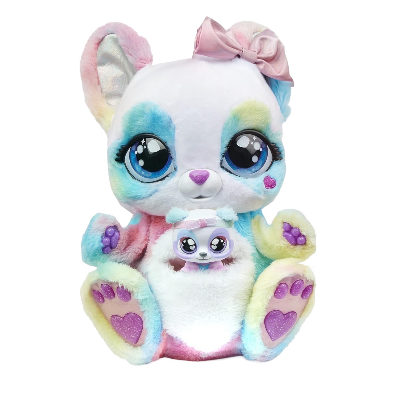 มาม๊าหมี&ลูกน้อยPeek-A-Roo, Interactive Rainbow Plush Toy and Baby with Bonus Bows , สำหรับเด็กอายุ 5ปีขึ้นไป , ราคา 3990 บาท