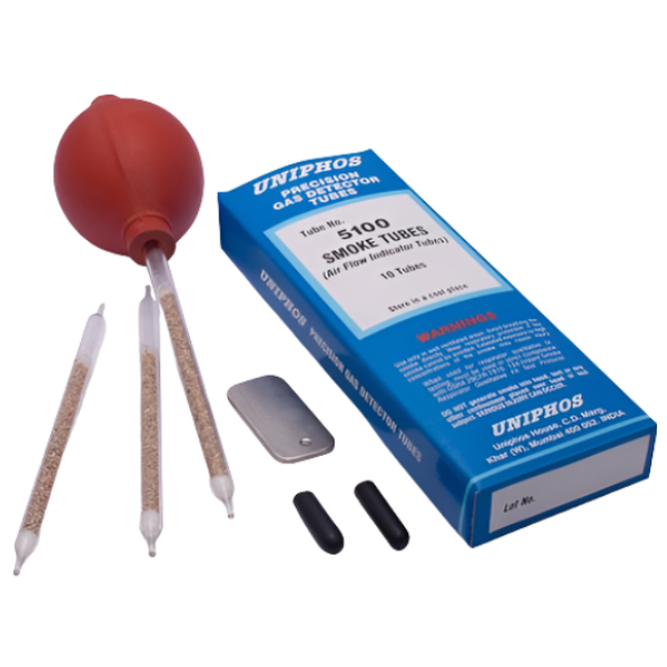 Uniphos รหัส SMT-K ชุดหลอดวัดความเข้มข้นของก๊าซ,Smoke Tube Kit(Carry Case ,Squeeze Bulb Tip Breaker,Box of 10 Tubes)