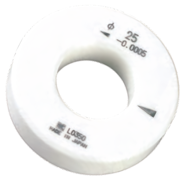 NiigataSeiki(SK) รุ่นCRG-3.0 ริงเกจวัดความโตนอกสำหรับงานกลม, Ceramic ring gauge size ID Ø 3.00 mm ,Hardness: 1,250HV