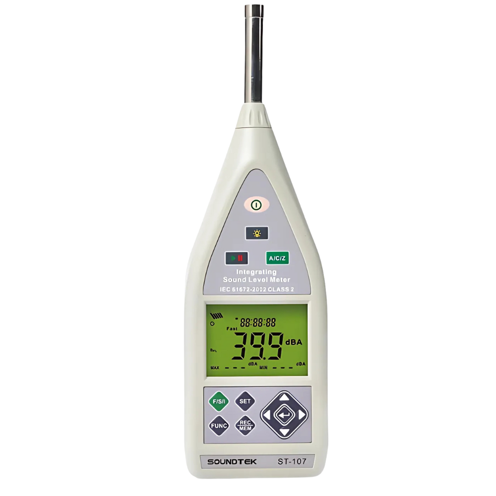 Tenmars รุ่น ST-107 เครื่องวัดระดับเสียงแบบดิจิตอล , Digital sound level meter ,class 2,measurement range:30dB～130dB