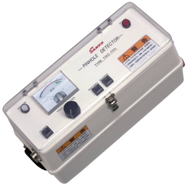 Sanko รุ่น TRC-70A เครื่องทดสอบโพรงอากาศรูเข็มและความพรุน,Pinhole&Holiday Detectors(Alarm Lamps),Output voltage:1～7kV(Peak value) สำเนา