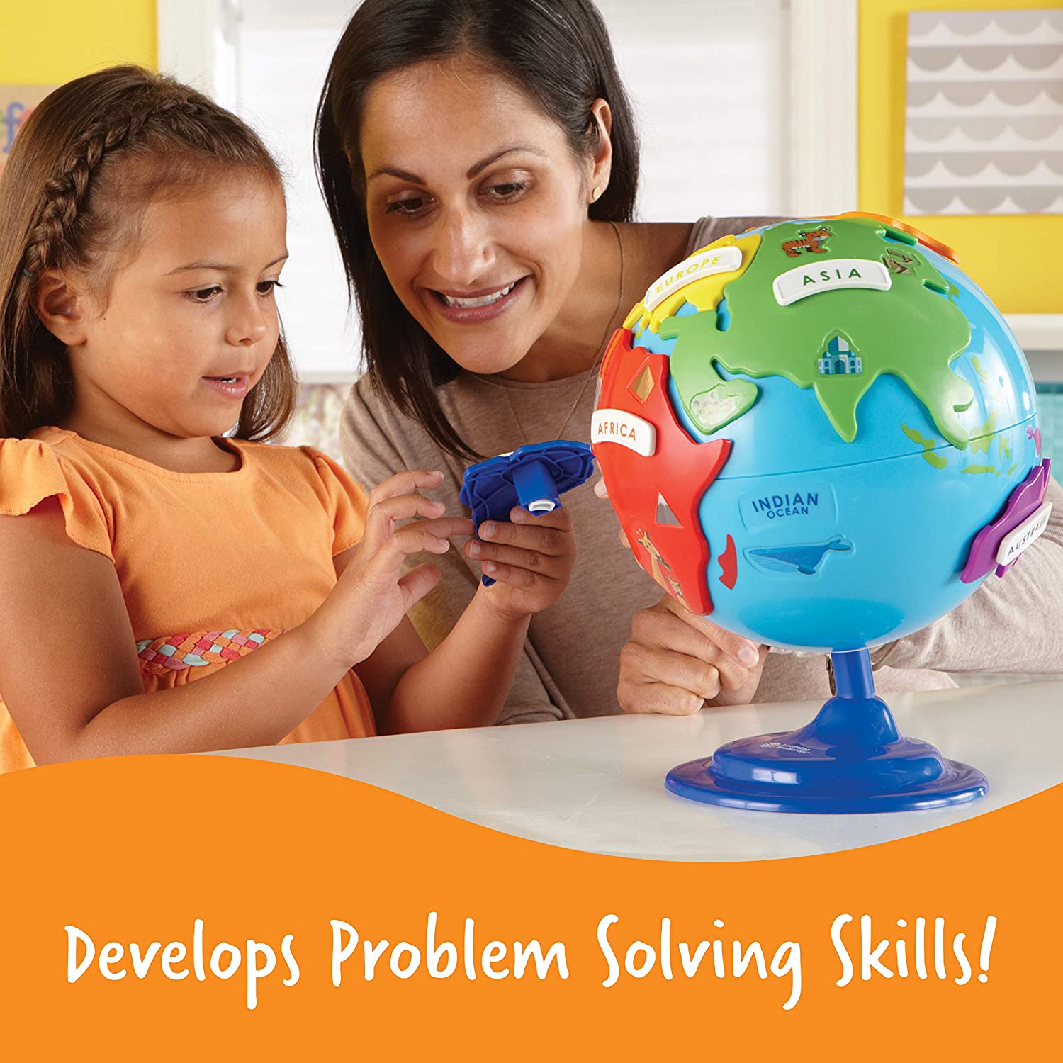 จิ๊กซอว์ลูกโลกLearning Resources Puzzle Globe - 14 Pieces, Ages 3+ ราคา : 1,750 บาท