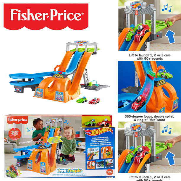 ชุดของเล่นเด็กวัยหัดเดิน Fisher-Price Hot Wheels Racing Loops Tower Race Track ราคา 2,990.- บาท