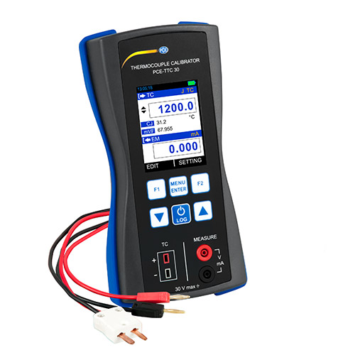 PCE รุ่นTTC-30-ICA incl. ISO Calibration Certificate Thermocouple เครื่องมือวัดงานด้านสอบเทียบCalibrator