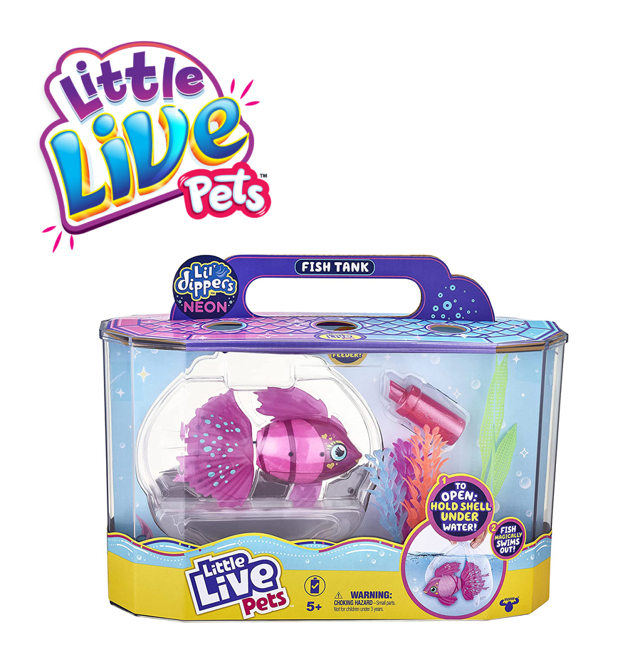ตู้ปลา มีชีวิตอย่างน่าอัศจรรย์ในน้ำ Little Live Pets - Lil' Dippers Fish Tank: Splasherina ราคา 1790 - บาท