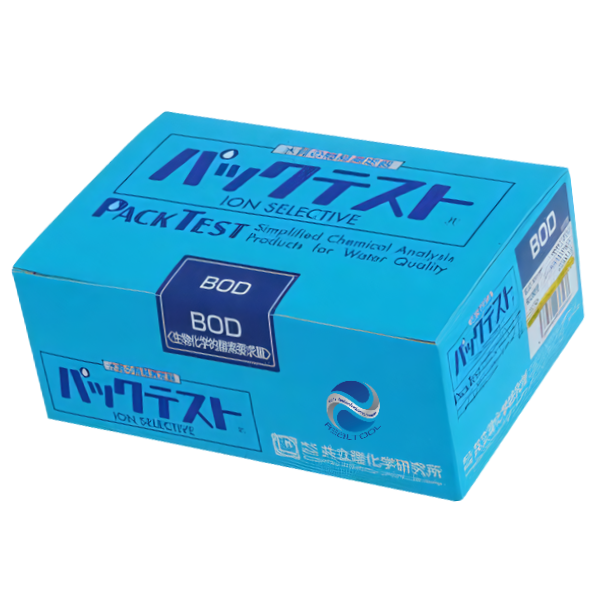 Kyoritsu รหัสสินค้า WAK-ฺBOD ชุดทดสอบคุณภาพน้ำบีโอดี,Packtest for BOD,Meas.range:0～500mg/L,Quantity(50pcs./box)