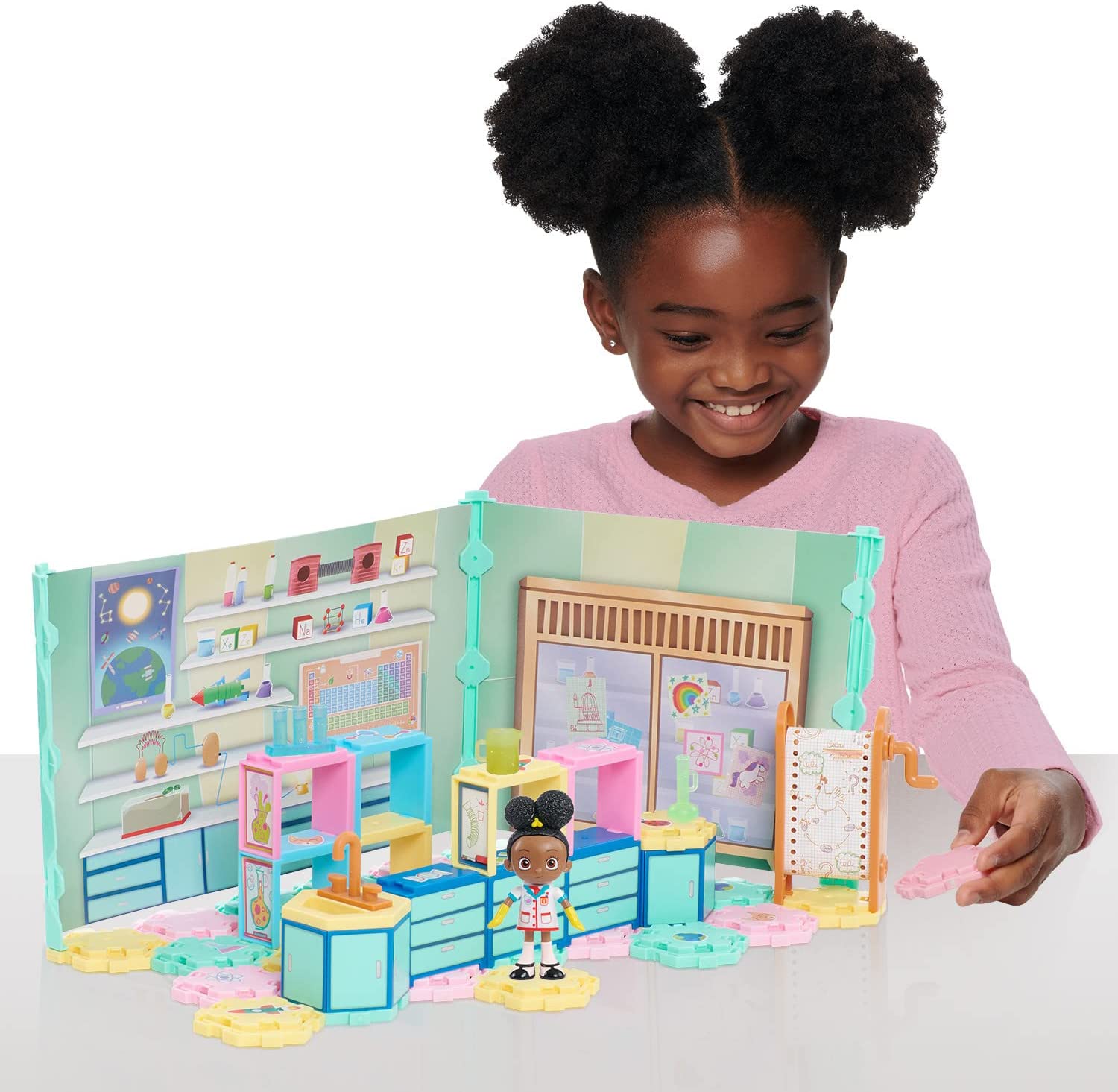 ห้องทดลองสุดอัศจรรย์Ada Twist Deluxe Create-A-Lab Playset, STEM Toy Figures and Playsets ,Kids Toys for Ages 3 + ราคา : 1,290 บาท