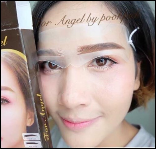 แผ่นเขียนคิ้ว for angel by pookpick