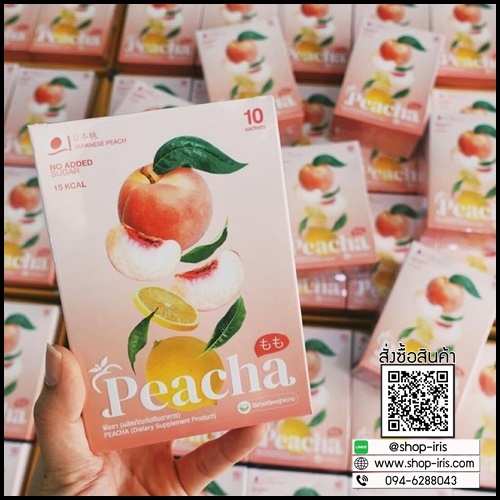 พีชชา ชาพีชลดพุง peacha