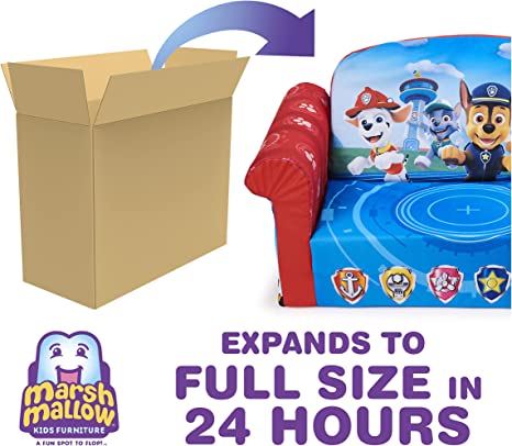 Marshmallow Furniture, Children's 2-in-1 Flip Open Foam Compressed Sofa ราคา 3,490 - บาท