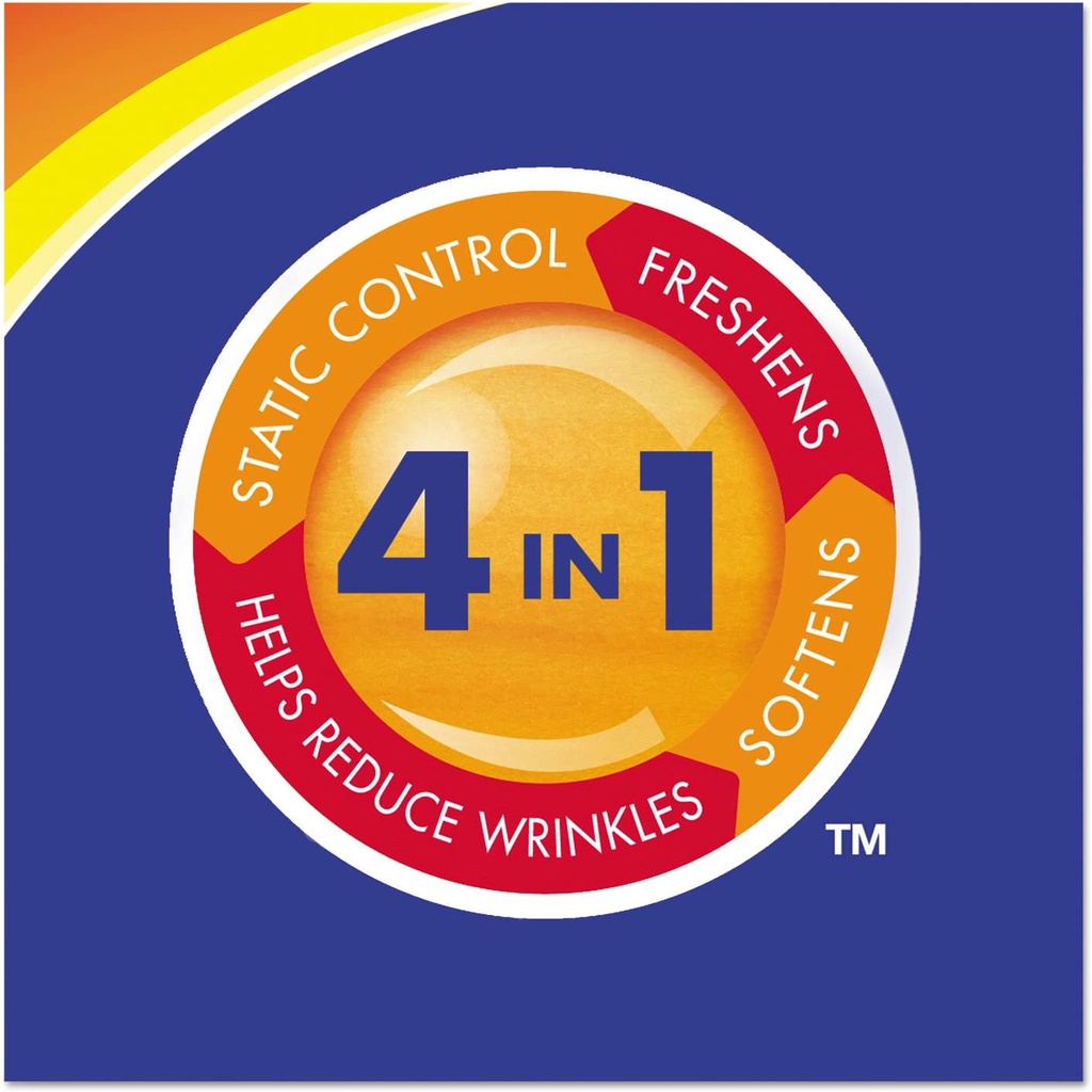 แผ่นหอมปรับผ้านุ่ม ใส่ในเครื่องอบผ้า 160 แผ่น Bounce dryer sheets