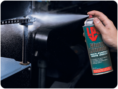 นก(082-4774620) นำเข้าและขายราคาส่งLPS White Lithium Muti-Purpose Grease คือสเปรย์จาระบีขาวหล่อลื่นผสมเทปล่อน (PTFE)ให้การหล่อลื่นได้ยาวนาน ป้องกันสนิม ทนความร้อนและการกัดกร่อน ไม่หลอมละลาย สำหรับงานหล่อลื่นเอนกประสงค์ และการซ่อมบำรุงต่างๆ