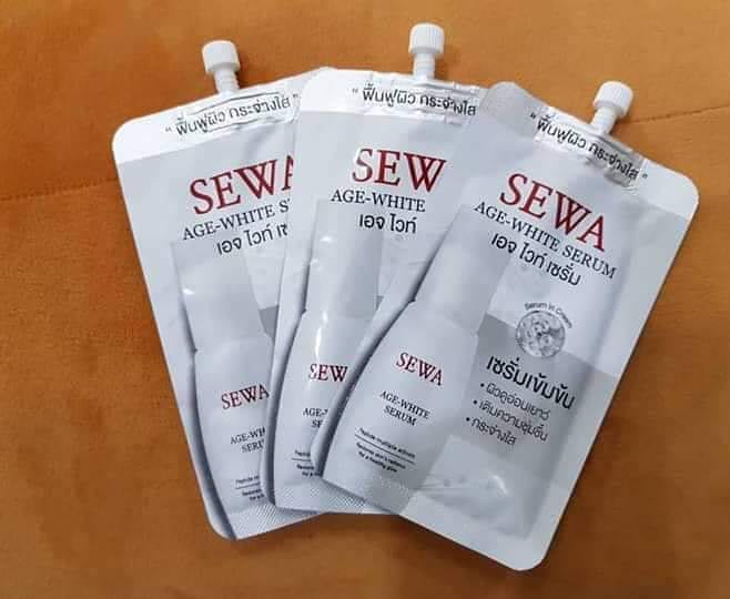 เซรั่มเซวา ซองขาว Sewa Age White Serum
