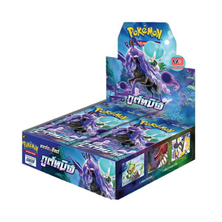 ลดราคาพิเศษ Booster Box ภูติทมิฬ s6K โปเกมอน Pokemon