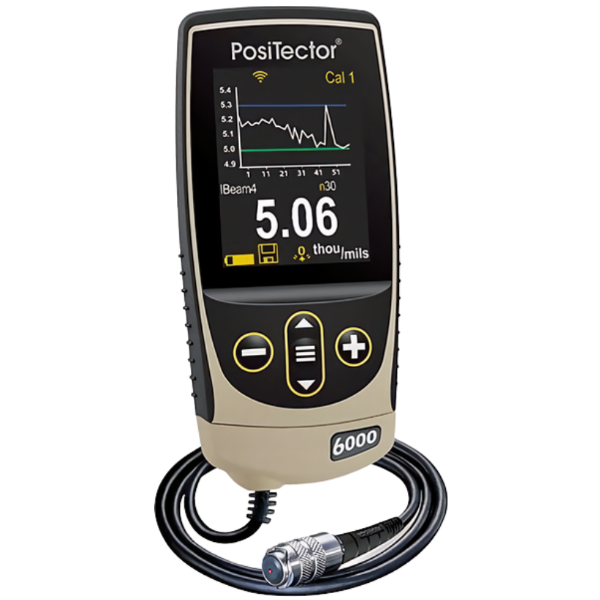 DeFelsko รุ่น PosiTector-6000FNRS3 เครื่องวัดความหนาผิวเคลือบสำหรับโลหะ(F)อโลหะ(NF)รุ่นแอดวานด์,Coating Thickness Gages,ferrous and non-ferrous,range:0～1500μm(PRB-FNRS Probe)