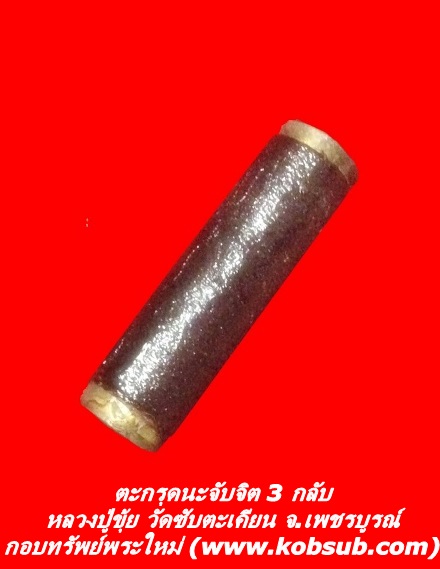 ตะกรุดนะจับจิต 3 กลับ หลวงปู่ขุ้ย วัดซับตะเคียน จ.เพชรบูรณ์