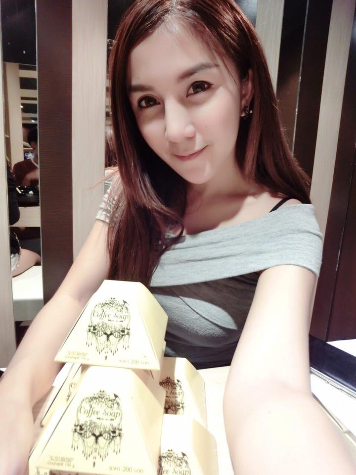 สบู่กาแฟ สูตรเร่งขาว (Coffee soap)