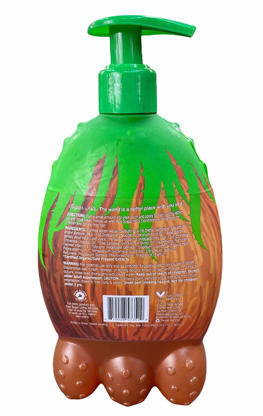 Raw Sugar Kids' 2-in-1 Coconut + Aloe Vera Shampoo & Conditioner - 12 fl oz ราคา 450.- บาท