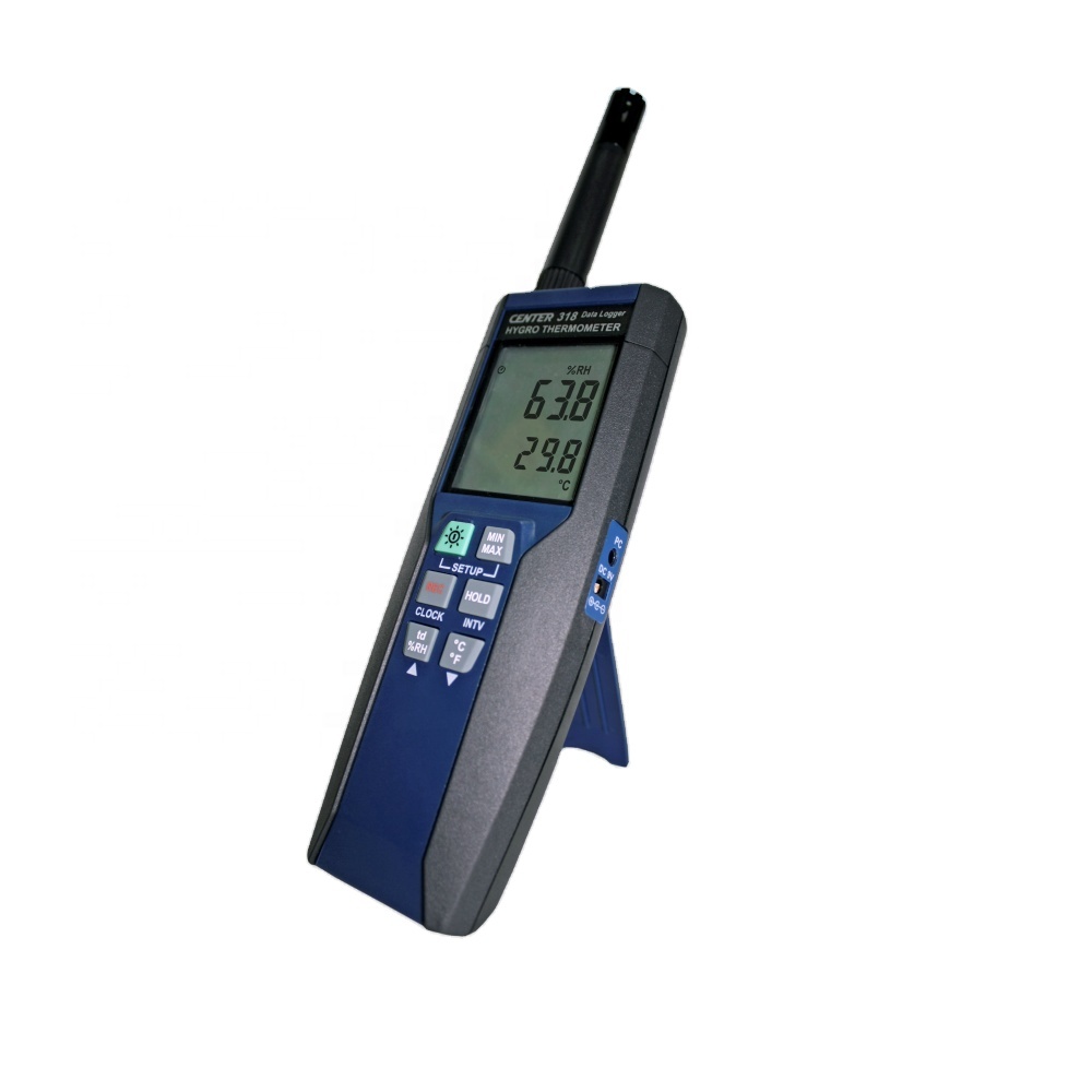 CENTER รุ่นCENTER318เครื่องบันทึกข้อมูลความแม่นยำสูงHigh Precision Data Logger Thermo-Hygrometer CENTER318