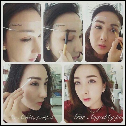 แผ่นเขียนคิ้ว for angel by pookpick