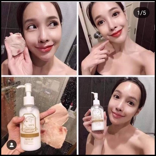 คลีนซิ่งนมแพะ SIS'S Cleansing Goat Milk (ของแท้ แพ็คเกตใหม่)