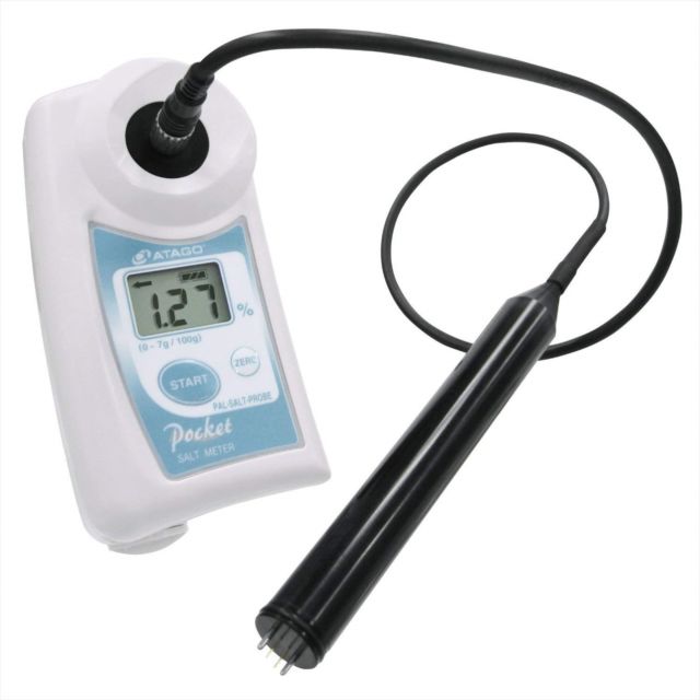 Atago PAL-SALT เครื่องวัดความเค็มแบบมีโพรบ /Atago PAL-SALT PROBE Digital Salt Meter with Probe | IP65