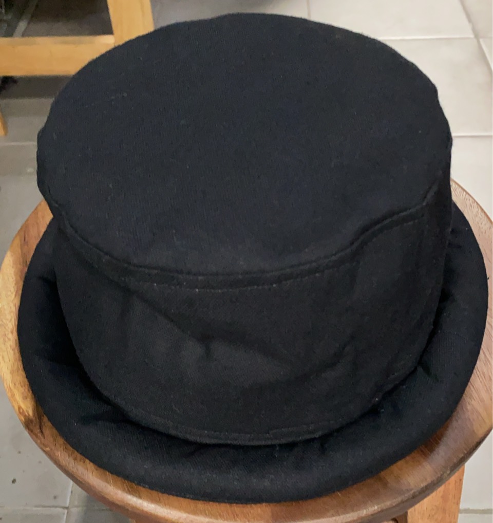 หมวกทรงขอบม้วน สีธรรมชาติ ผ้าฝ้าย หมวกสีครีม ขายส่ง10ใบ