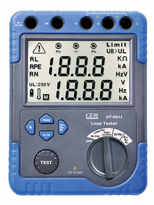 CEM instruments DT-6611 เครื่องทดสอบ LOOP / PSC