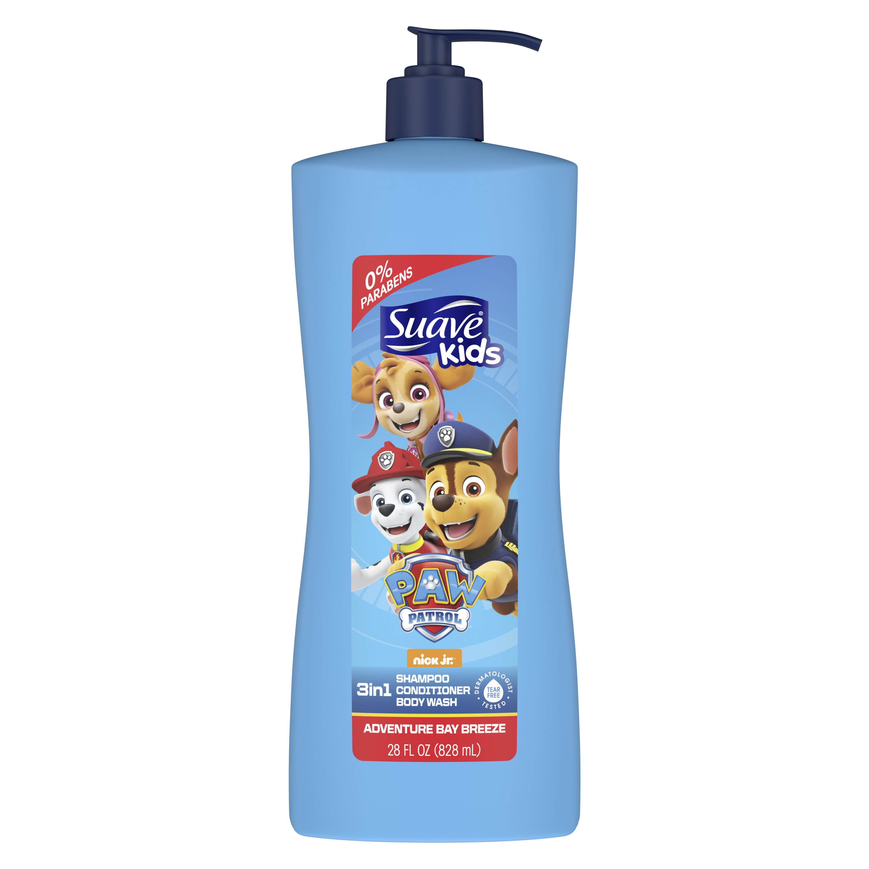 แชมพูสระผมสูตรอ่อนโยนสำหรับเด็ก Suave Kids Paw Patrol 3-in-1 Shampoo - 28 ออนซ์