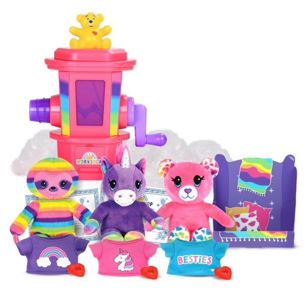 Just Play Build-A-Bear Workshop© Rainbow Friends Stuffing Station, 21 pieces, Kids Toys for Ages 3 up ราคา 2,290 - บาท