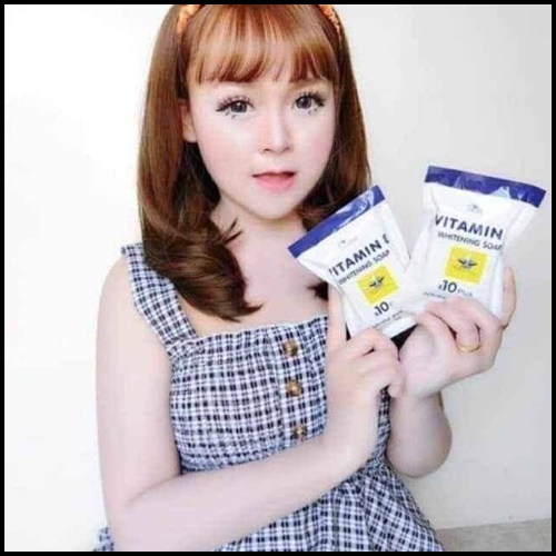 สบู่วิตามินอี Vitamin E Whitening Soap สูตรขาวเร่งด่วน
