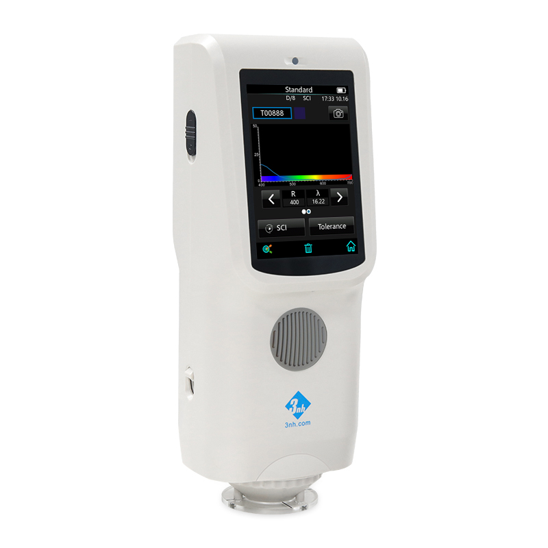 3nh รุ่นTS7036เครื่องวัดสีขนาดพกพาPortable Spectrocolorimeter/Geometry:D/8,2Apertures:∅8mm/∅10mm(Wavelength Range:400～700nm)