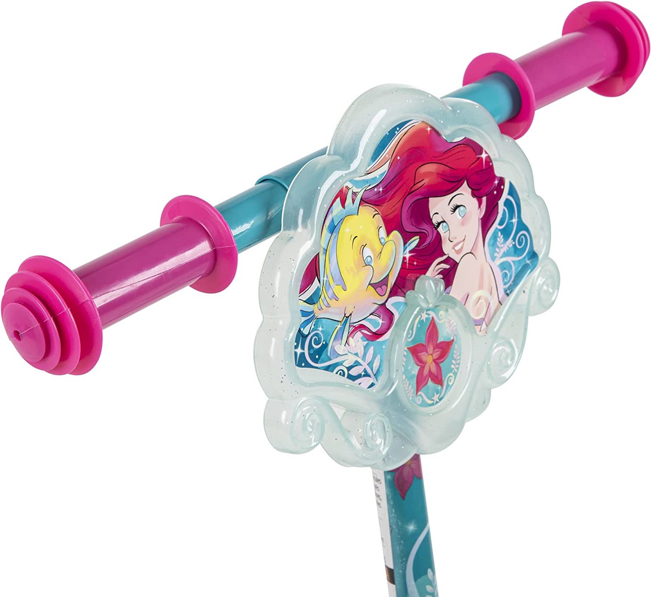 สกู๊ตเตอร์แอเรียล Huffy Disney The Little Mermaid Electro-Light 3 Wheel Scooter - Aqua/Pink ราคา 2,990 - บาท