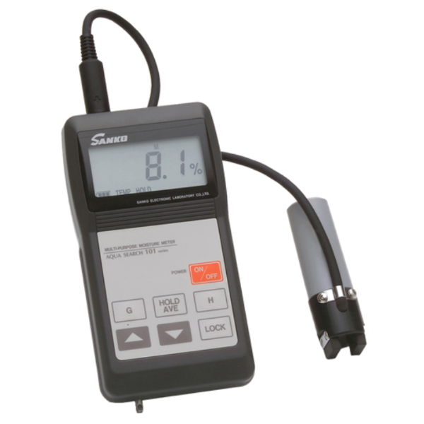 Sanko รุ่นPM-101เครื่องวัดความชื้นสำหรับปูนและปูนปลาสเตอร์,Mortar,Plaster Moisture Meter,Meas.range:1～15％,1～100(MC mode)