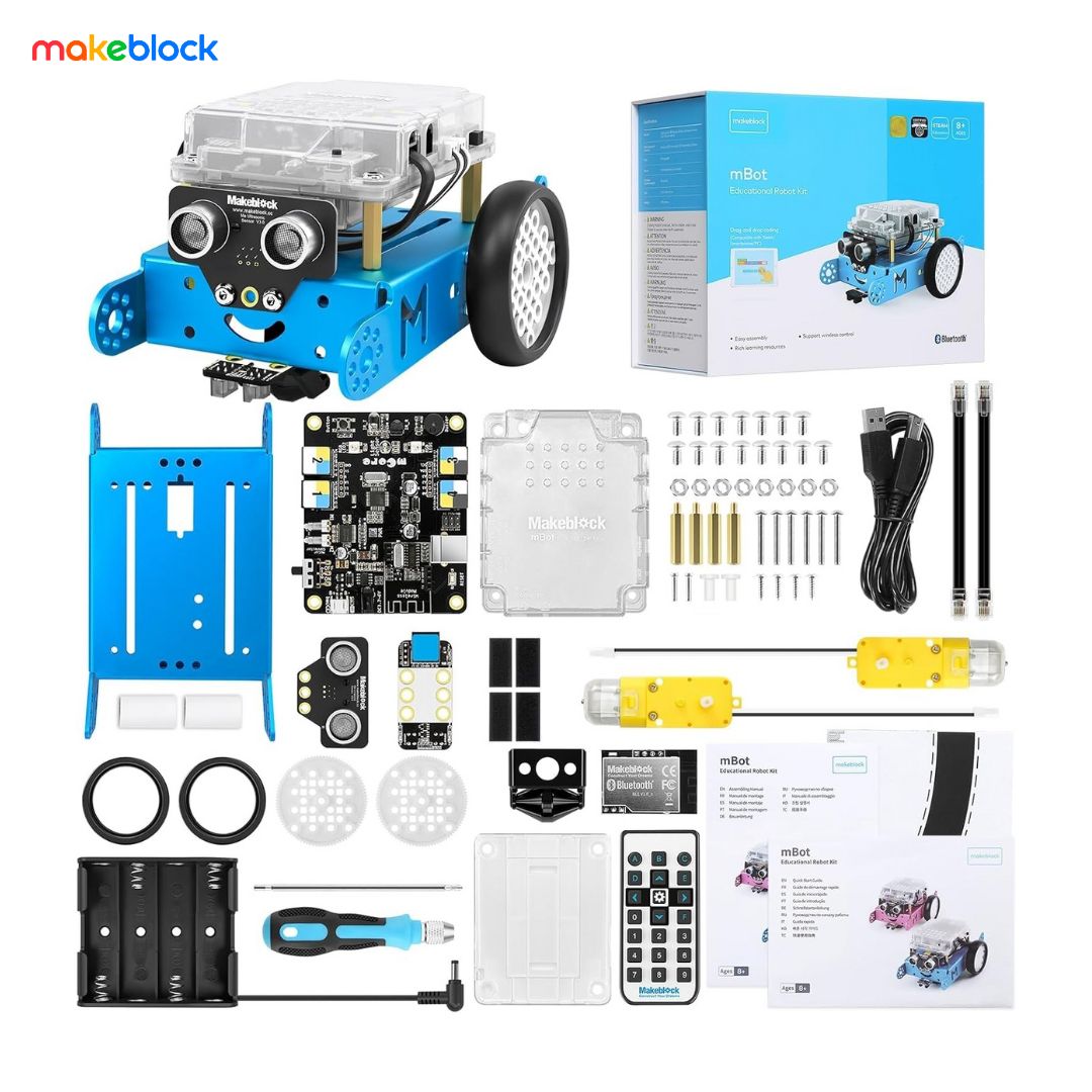 นำเข้า 🇺🇲 ชุดของเล่นหุ่นยนต์ Coding🤖Makeblock mBot Robot Kit STEM Toy for Kids to Learn Programming ของเล่น STEM สำหรับเด็กเพื่อเรียนรู้การเขียนโปรแกรม ราคา 4,190 บาท