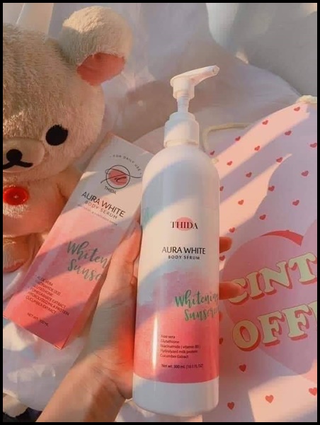 ออร่าไวท์ บอดี้เซรั่ม Aura White Body Serum เซรั่มกันแดด (แพ็คเกตใหม่)