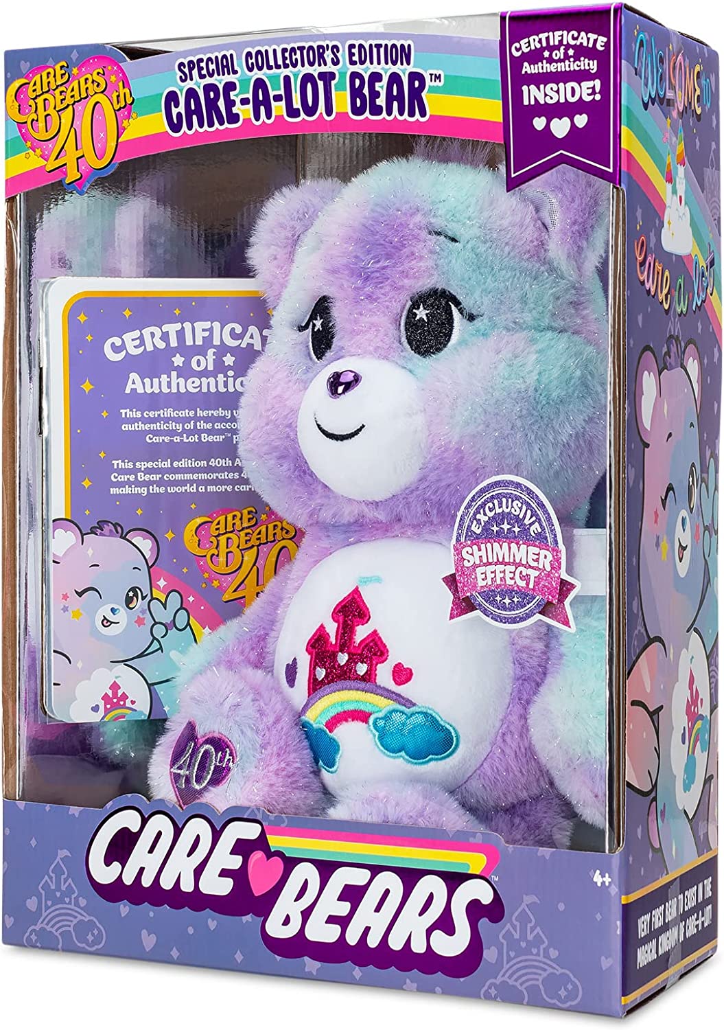 ตุ๊กตาแคร์แบร์ รุ่น 40ปี Care Bears Care-A-lot นำเข้าอเมริกาแท้ ราคา 3,990 บาท