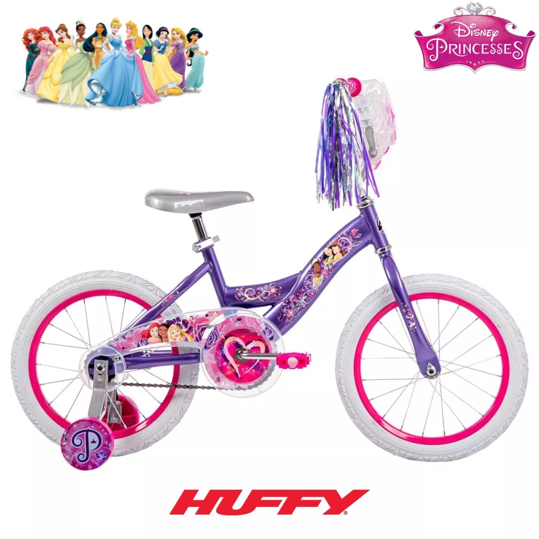 นำเข้า 🇺🇸 ✨Huffy Princess 16" Kids' Bike - Purple -จักรยานเด็ก Huffy Princess ขนาด 16 นิ้ว สีม่วง อายุ 4–6 ปี ราคา 5,990 บาท ค่าส่ง 350 บาท