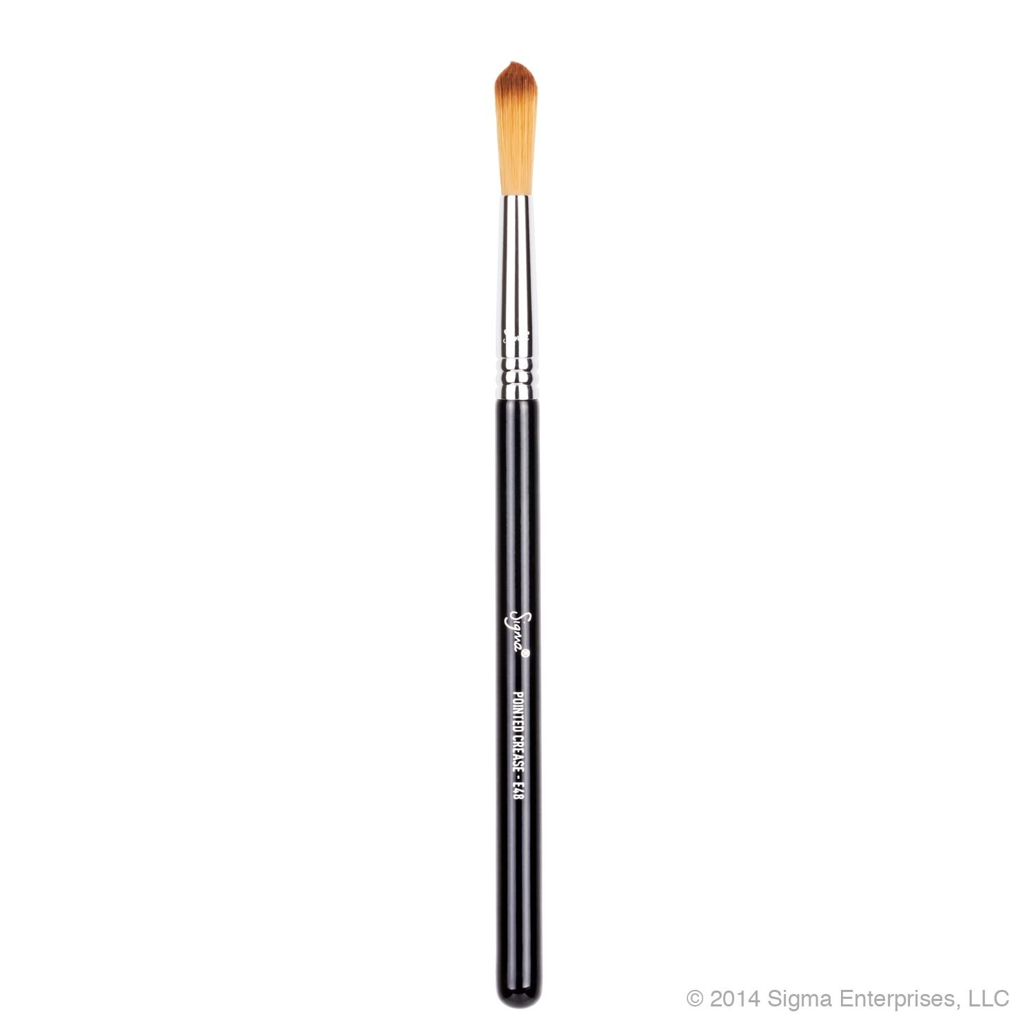 SIGMA :: E48 - Pointed Crease แปรงขนสังเคราะห์ ขนแปรงยาว ใช้สำหรับเบลนสีและควบคุมสีเข้มๆบริเวณรอยพับเปลือกตา