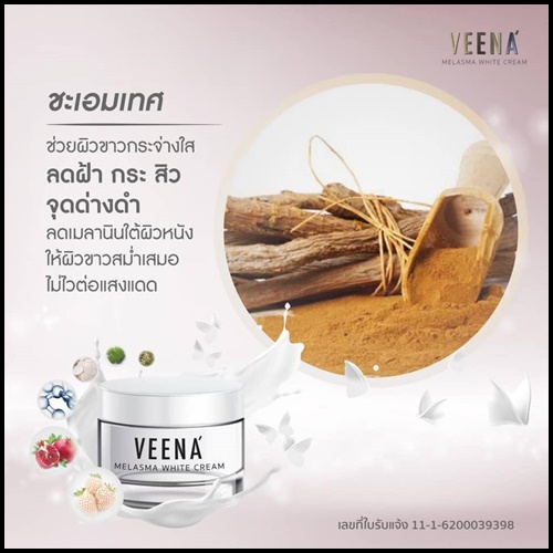วีน่า เมลาสมา ไวท์ ครีม VEENA Melasma White Cream